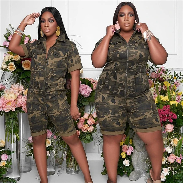 SIZE ARMY uayijindu CAMOUFLAGE JUMPSUIT