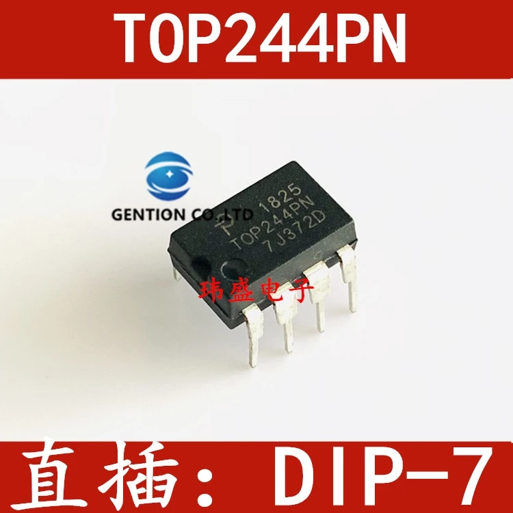 Chip de gestión de energía TOP244P, interruptor DIP TOP244PN, 100%, nuevo y original, 10 Uds.