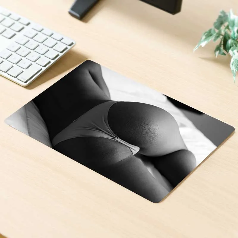 Mairuige الألعاب ماوس الوسادة مثير فتاة عارية الحمار الكبير صور HD مكتب الكمبيوتر ماوس الوسادة لوحة المفاتيح الجدول حصيرة المطاط المشارب عدم الانزلاق #6