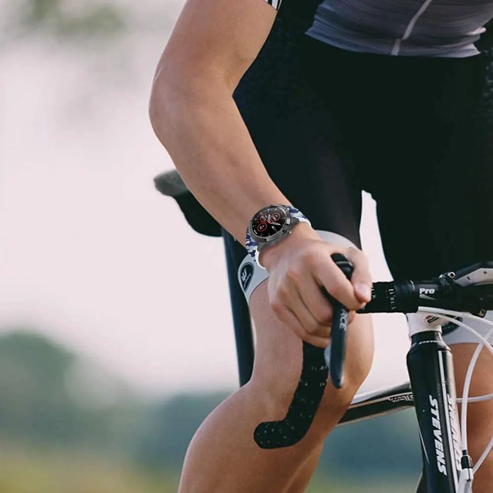 Yayuu ซิลิโคนดอกไม้พิมพ์รูปแบบสำหรับ Garmin Fenix 5X/Fenix 5X Plus/Fenix 3นาฬิกา