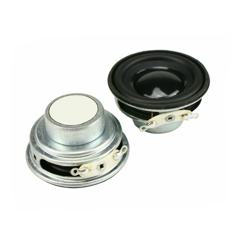 1.5インチbluetoothスピーカーフォン,4オームスピーカーユニット,3w,40mm,フルレンジ,ポータブル,マルチメディア,日曜大工用,ラバーエッジ,新品,2個