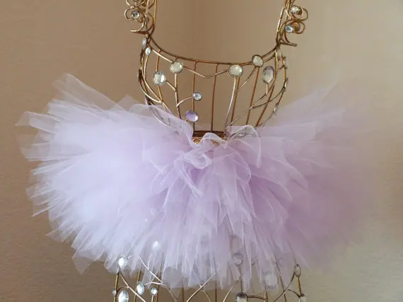 Cute Fluffy Baby Girls First Birthday Costume Handmade Tutu Skirt  Novelty Party decorations kids girl Dance Ballet  Skirt