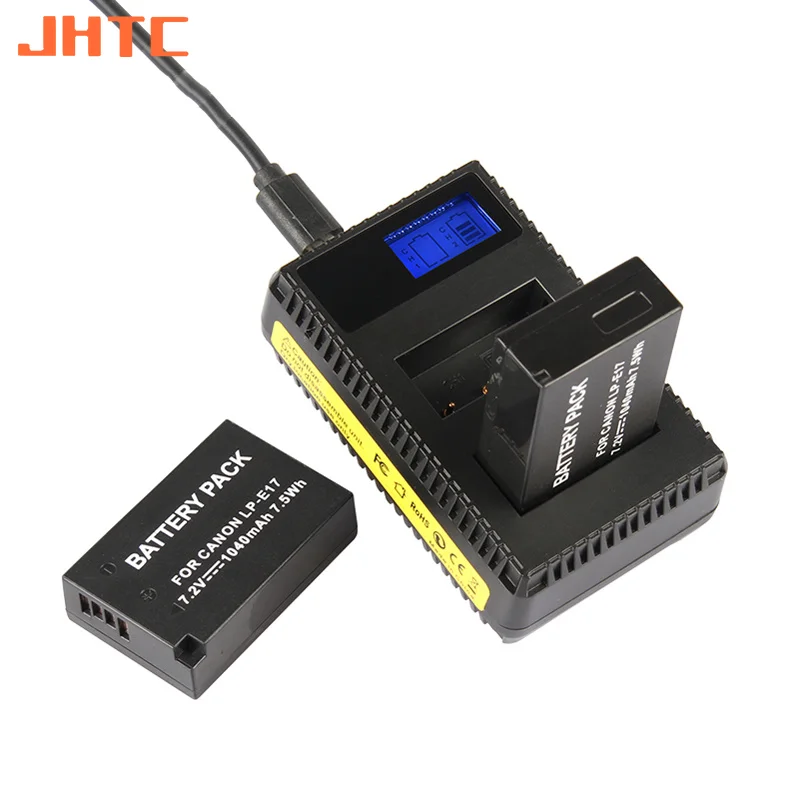 LP-E17 LPE17 cargador de batería para cámaras Canon EOS 750D 760D T6i T6s M3 Kiss X8i 8000D LP E17 cargador de batería