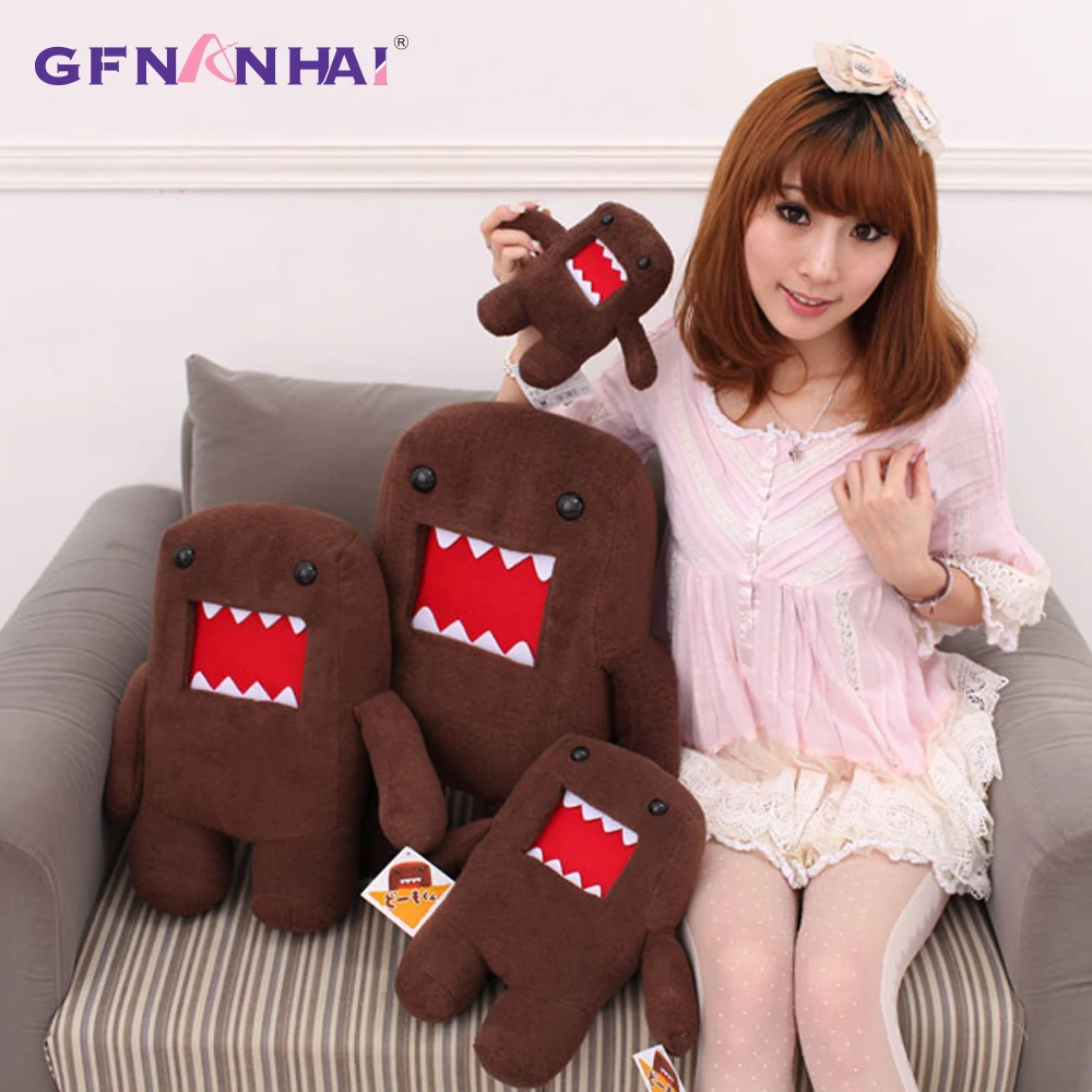 Domo Kun-peluche Kawaii creativo de 32/42CM para niños, de dibujos animados muñeco de peluche, regalo de cumpleaños y Navidad, 1 unidad