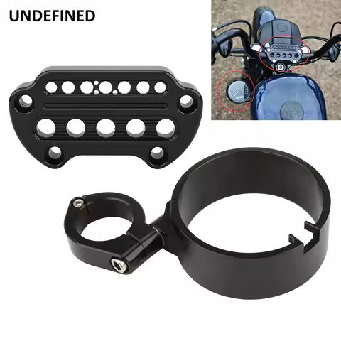 Motorcycle Side Mount Instrument Bracket Speedometer Relocation Cover For Harley Sportster XL883 XL1200 Iron 883 Forty-Eight 72
