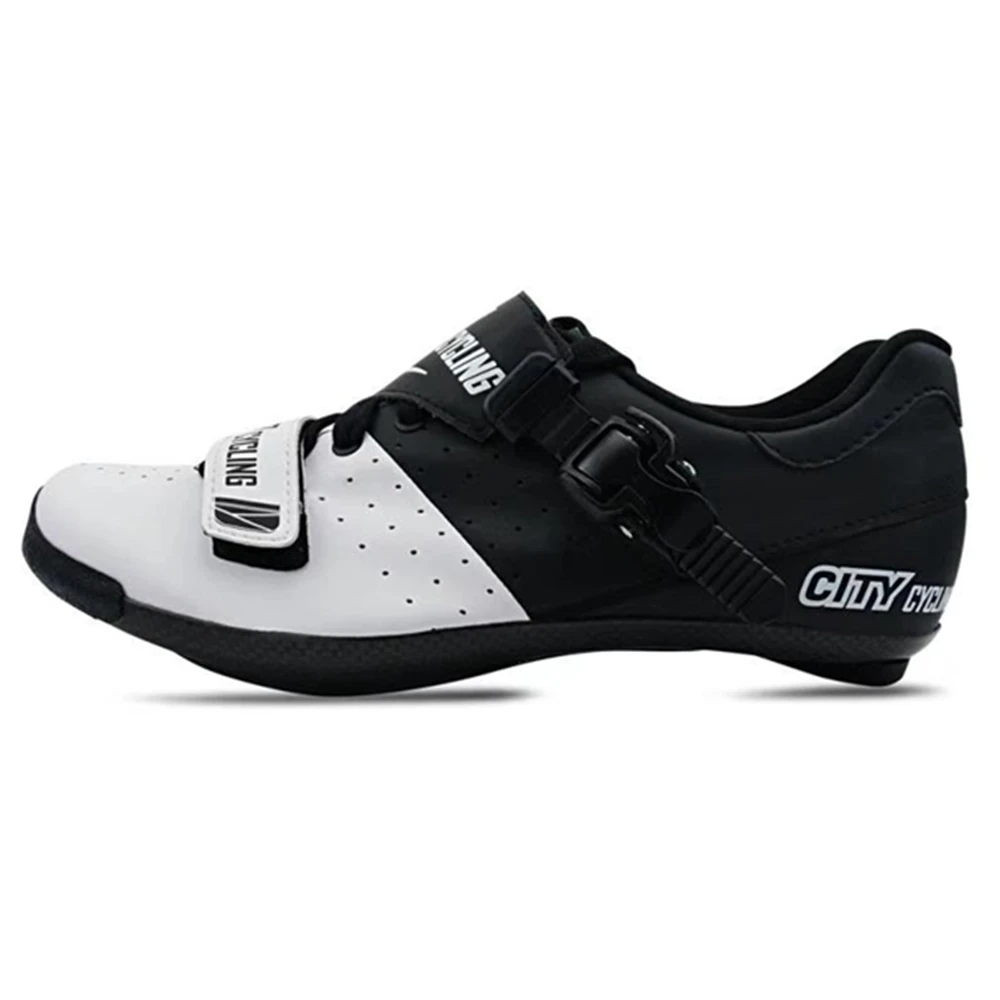 

City Cycling C1 Black white Road shoe Cycling shoe Carbon road shoe Carbon Cycling shoe Professional Road Lake BONT Verducci