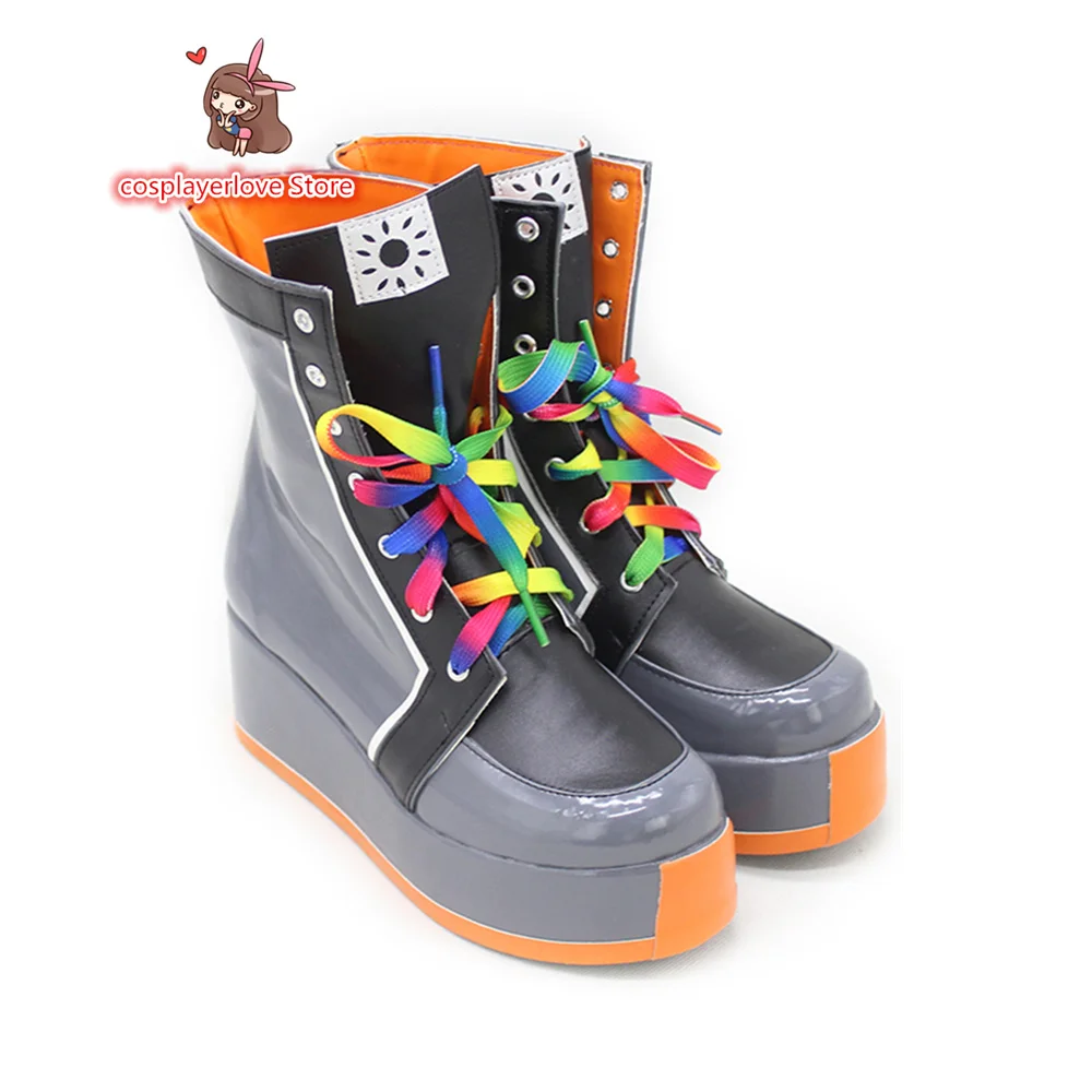 Virtual vtuber YouTuber Honma Himawari/Nijisanji Gamers Cosplay  Shoes Boots Custom Made For You