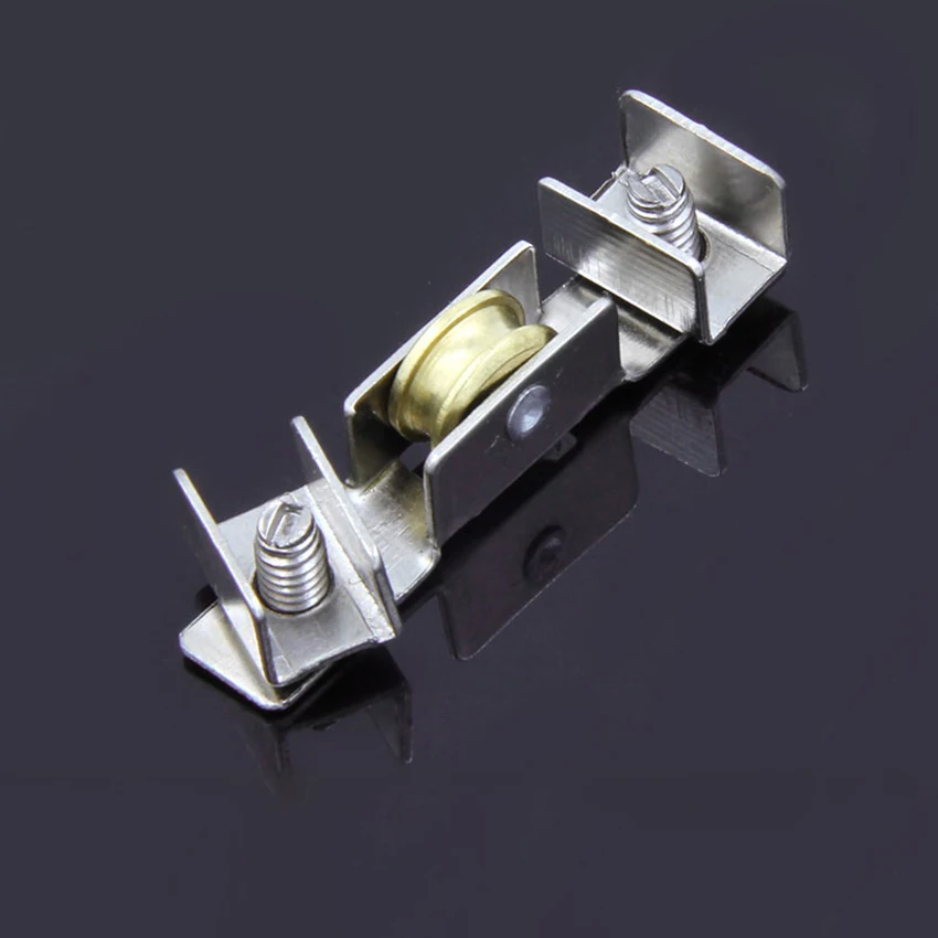 5PCS Sliding Door Wheels Rollers Heavy Mute Stainless Steel Window Sliding Furniture Hardware Door Bearing Pulley
