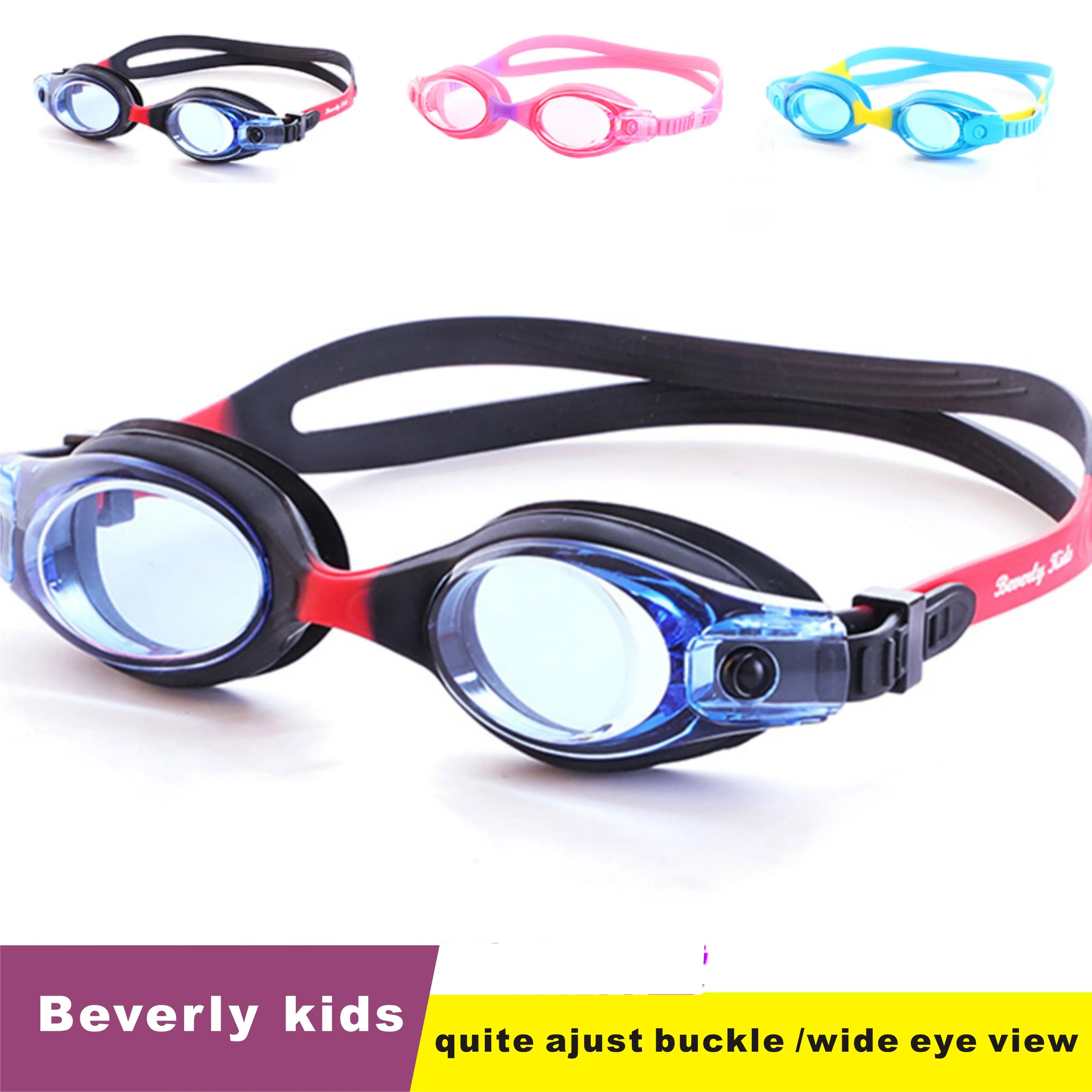 Beverly kids junior swimming accessory children eyewear waterproof anti-fog swimming goggle swim eye glasses free shipping