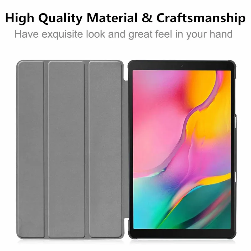 For Samsung Galaxy Tab A 10 1 2019 Case SM-T515 SM-T510 Slim Magnetic Cover Funda For Samsung Galaxy Tab A 10 1 2019 Tablet
