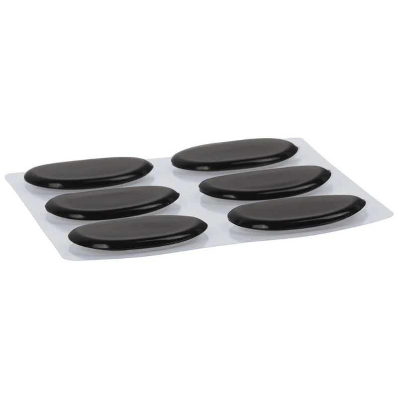 6Pcs/Sheet Pieces Drum Damper Gel Pads Silicone Drums Silencer For Drums Tone Control Percussion Instrument Accessories