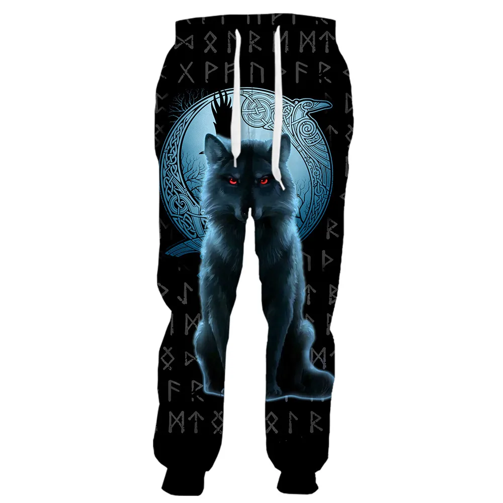 HX pantalones de animales con gráfico 3D, pantalones con estampado de pantorrilla marrón, pantalones de chándal con bolsillos Harajuku, ropa para correr para hombres, S-5XL