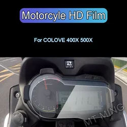 Motorcycle Cluster Scratch Protection Film Screen Protector Dashboard Instrument For COLOVE 400X 500X