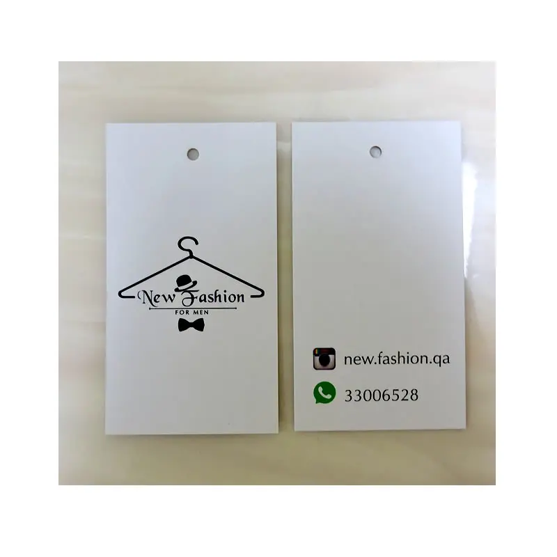 Custom Printed Logo Price Paper Gift Swing Tag