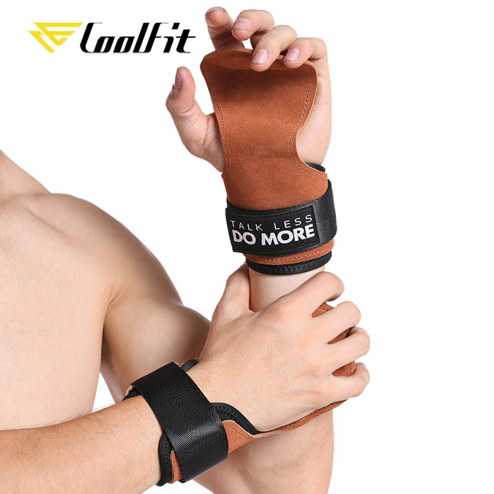 CoolFit 1 Pair Gym Horizontal Bar Gloves for Weight Lifting Training Sports Crossfit Fitness Bodybuilding Workout Palm Protector