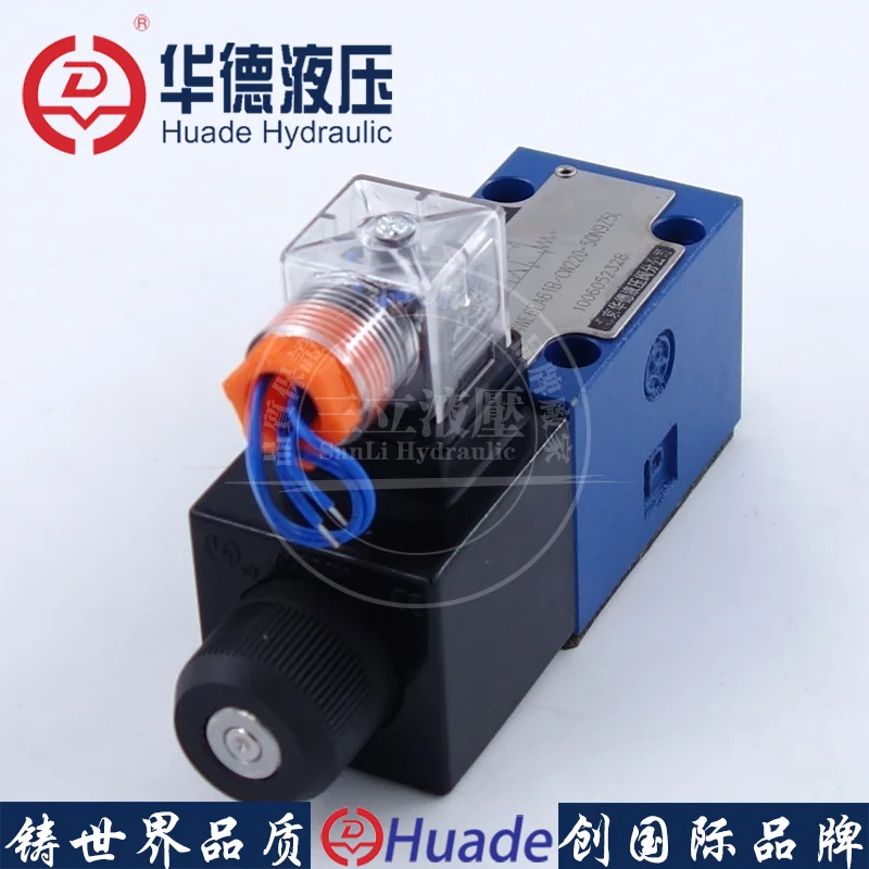 ملف لولبي هيدروليكي اتجاهي صمام 4WE6D 6C 6Y 6EA6HA 3WE6A6B موقعين رباعية موقعين ثلاثي