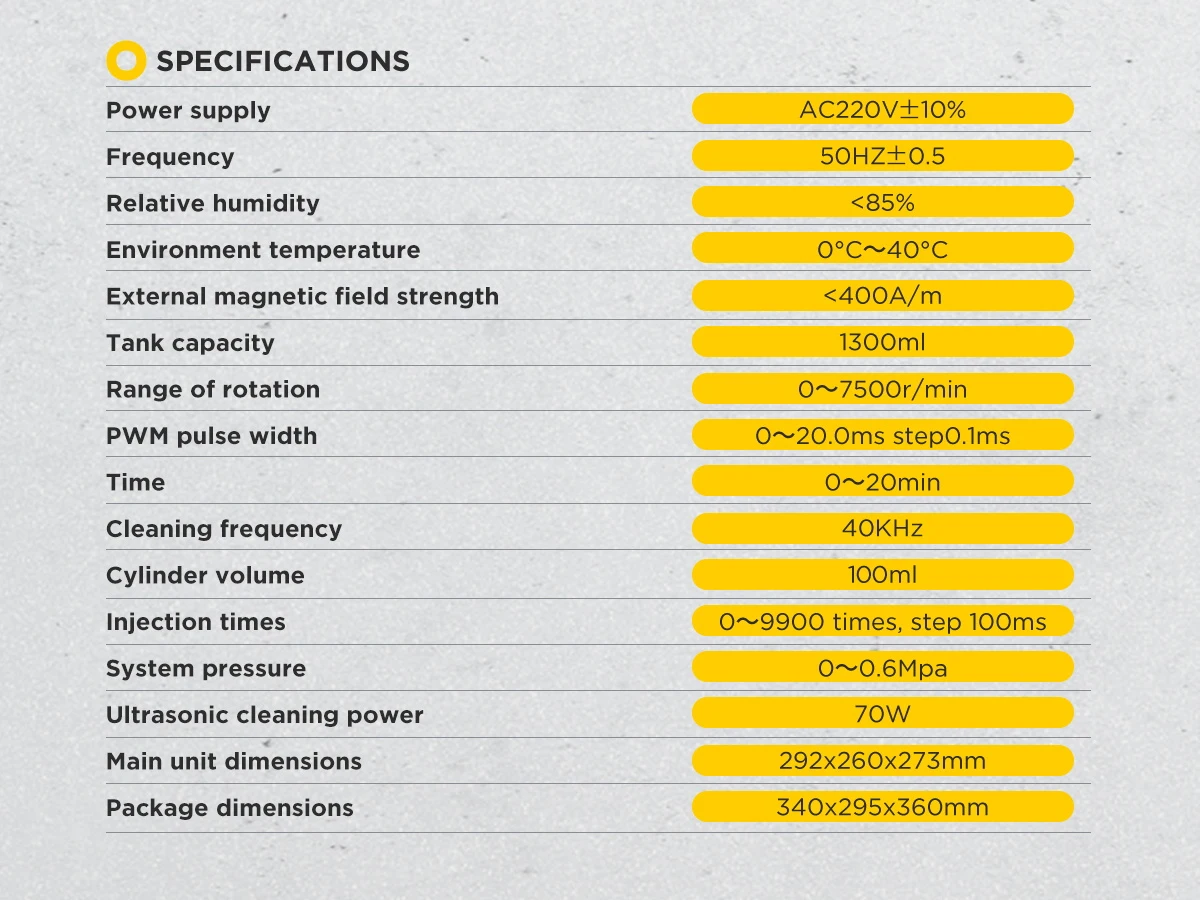AUTOOL CT160 Auto-Injektor-Heizreinigungsmaschine Injektor-Maschine Automobil-Injektor-Düsen-Reinigungs- und Prüfgerät – Detail 13