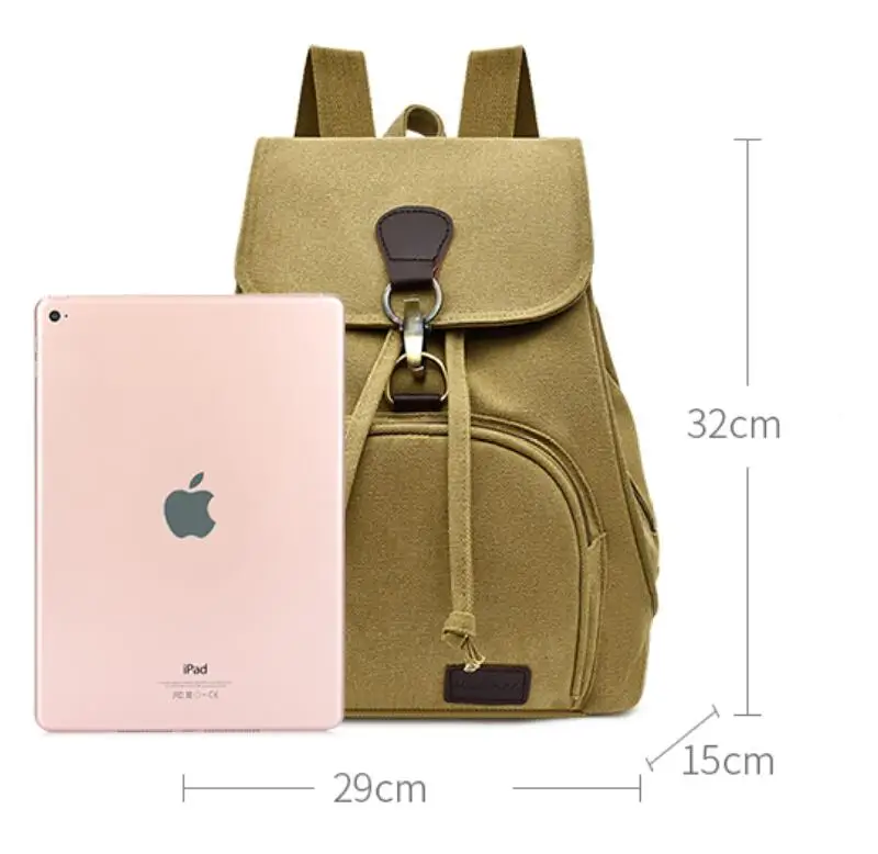 Man Canvas Backpacks Vintage Schoolbag For Teenage Girls Retro College Student Fashion Male School Bags Fabric Knapsack