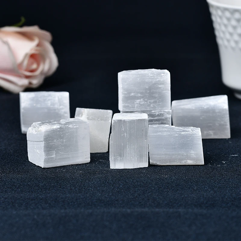 Natural Selenite Hand Carved Polished Crystal Chakra Reiki Healing Wicca Stone Souvenir Home Decoration Collectible Gift