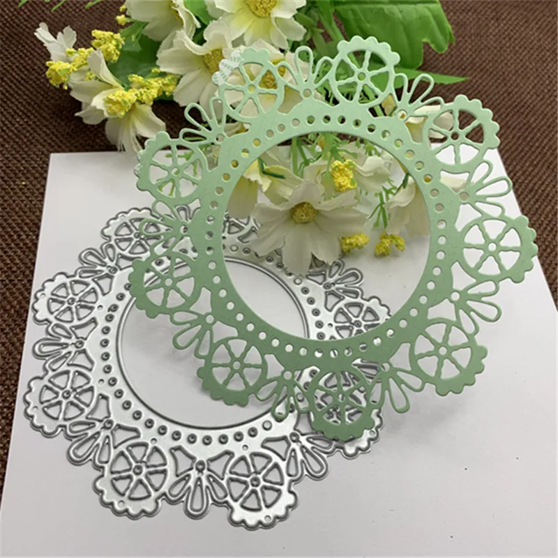 Vintage lace Metal Cutting Dies Craft Stamps die Cut Embossing Card Make Stencil