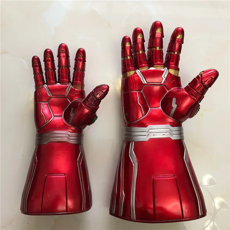 1: 1 LED Light 4    Stone Cosplay Gloves Cosplay Props PVC Kid Gift