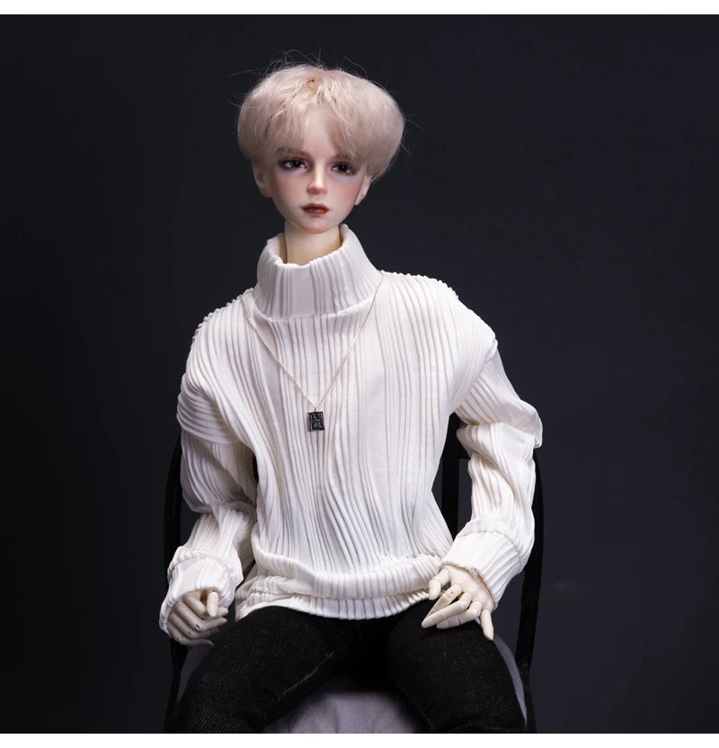 

D03-P175 children handmade toy 1/3 1/4 uncle SSDF Doll clothes BJD/SD doll clothes High neck pit sweater trousers 1pcs