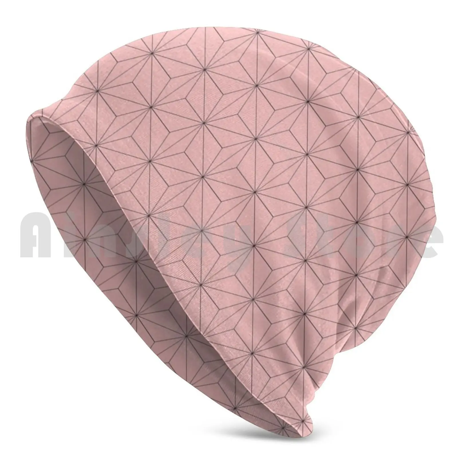 Kimetsu No Yaiba-Pattern-Nezuko Beanies Knit Hat 2499 Beanies Print Demon Kimetsu Pattern Tanjiro Nezuko image 2