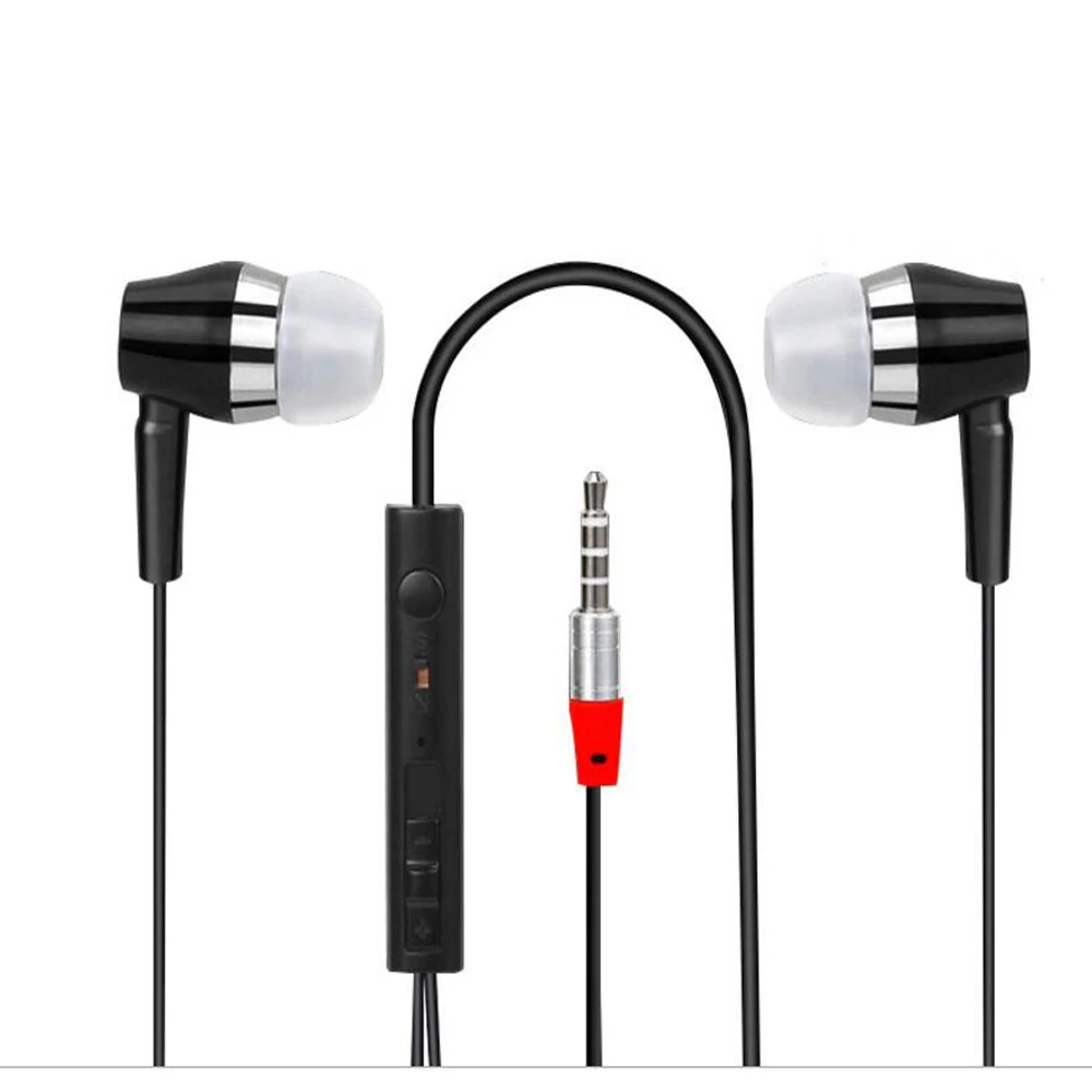 New music earphones with Mic sport Stereo headset deep bass noiseproof Earbuds HiFi Earphones For Ios Andriod For huawei p8 p9