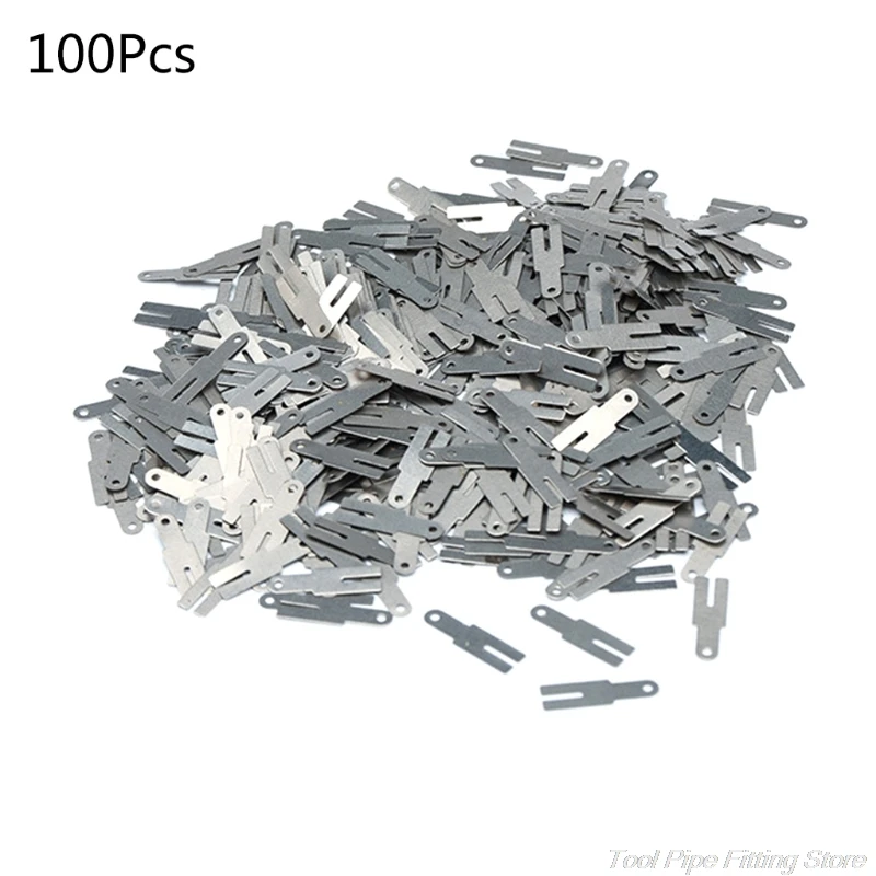 

100pcs/lot 0.15*20*4 type Nickel Plated Steel Strap Strip Sheets for Battery Pack Spot Welding Spot Welder Equipment M15 21