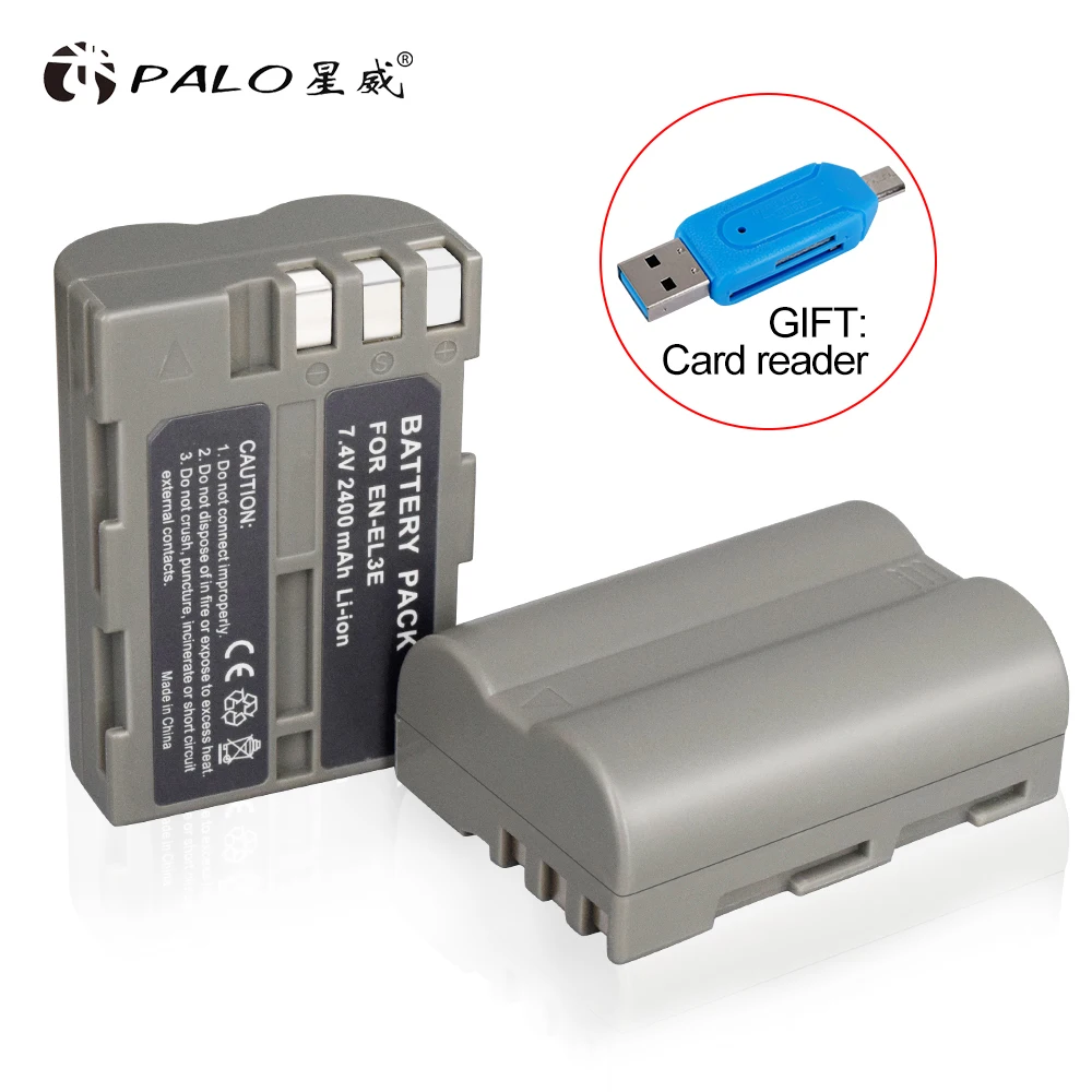 

PALO EN-EL3e EN EL3e EL3a ENEL3e Battery For Nikon D300S D300 D100 D200 D700 D70S D80 D90 D50 L50 Digital Camera