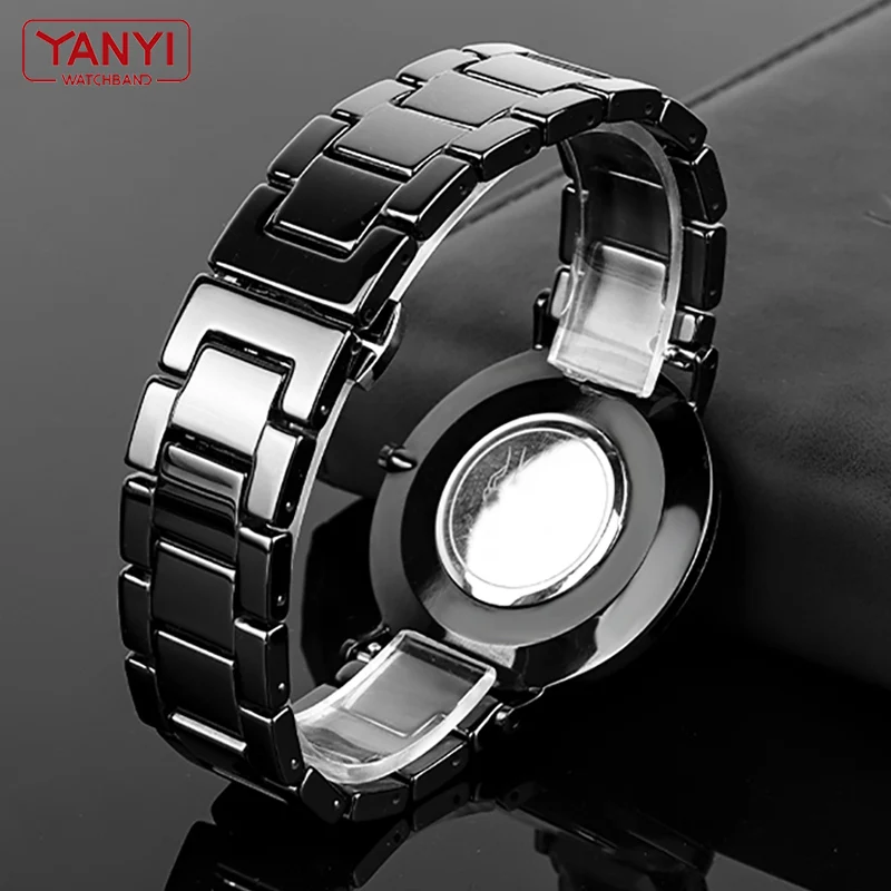 Ceramic Watch Band 14mm 16mm 18mm 20mm 22mm watchband for omega moonswatch Amazfit Samsung strap mens women wristwatches band