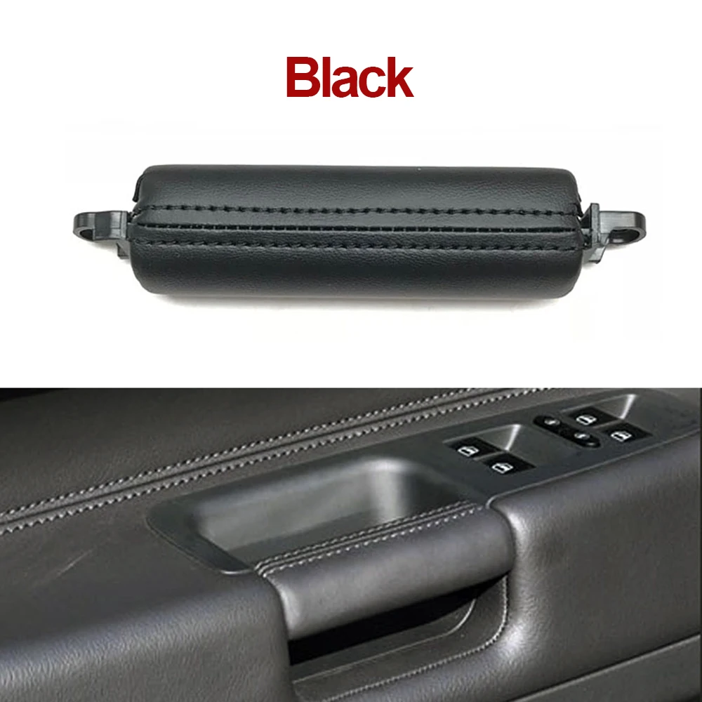 LHD RHD Quality Interior Driver Door Leather Pull Handle Replace For VW Volkswagen Touareg 2003 2004 2005 2006 2007 2008 2009