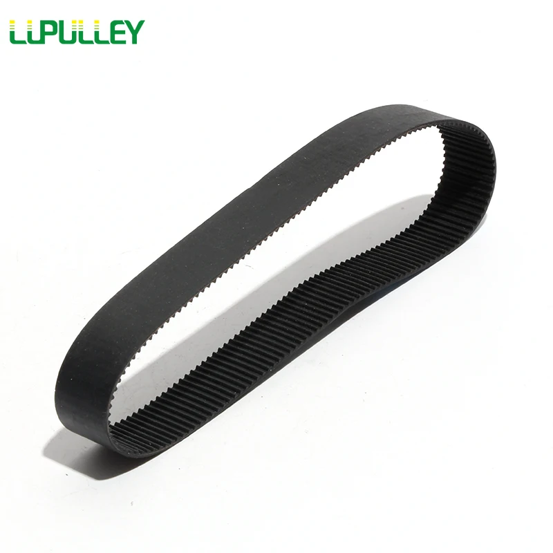 LUPULLEY S2M Rubber Timing Belt 4/6/10/15mm Belt Width Pitch Length S2M-292/296/302/306/308/314/320/322/324/330/334mm For DIY 