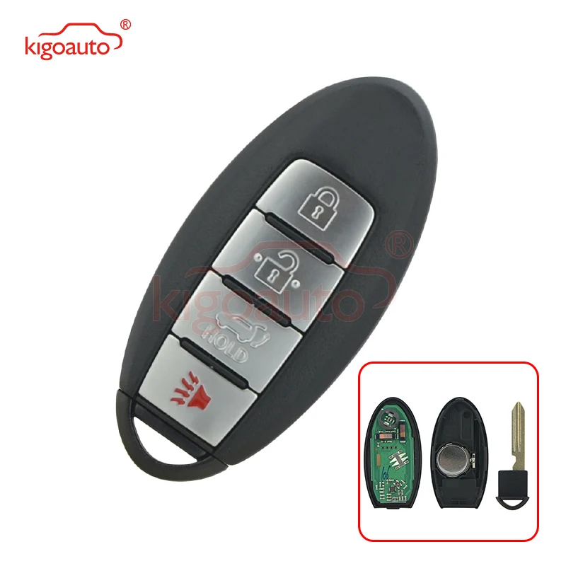 

Kigoauto KR5S180144106 smart key 4 button 433mhz 4A chip for Nissan Rogue 2016 2017 2018 285E3-4CB6C