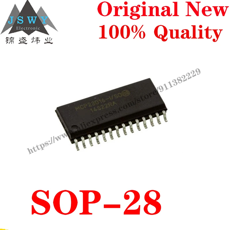 

10~100PCS MCP23016-I/SO SSOP-28 Semiconductor Interface-I/O Expander IC Chip with for module arduino Free Shipping MCP23016