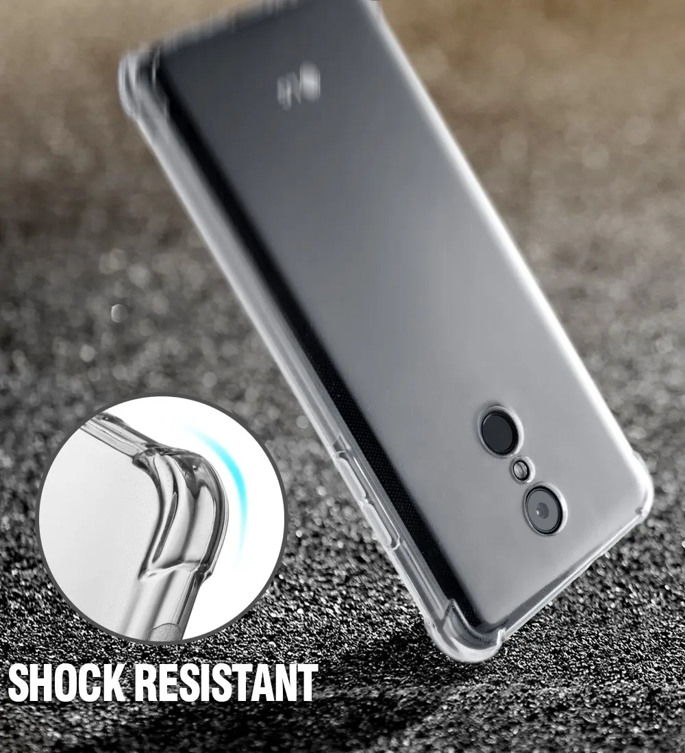 Custodia in TPU di lusso sottile per LG Stylo 6 5 4 per LG Velvet 5G K30 2019 K20 V40 ThinQ G8 X G7 custodie in silicone morbido trasparente