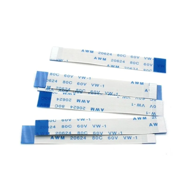 10PCS Flat flexible cable FFC FPC AWM 20624 80C 60V VW-1 FFC-0.5MM 1.0MM 4/5/6/8/10/12/14/16/18/20/24/26/30/32 Pin
