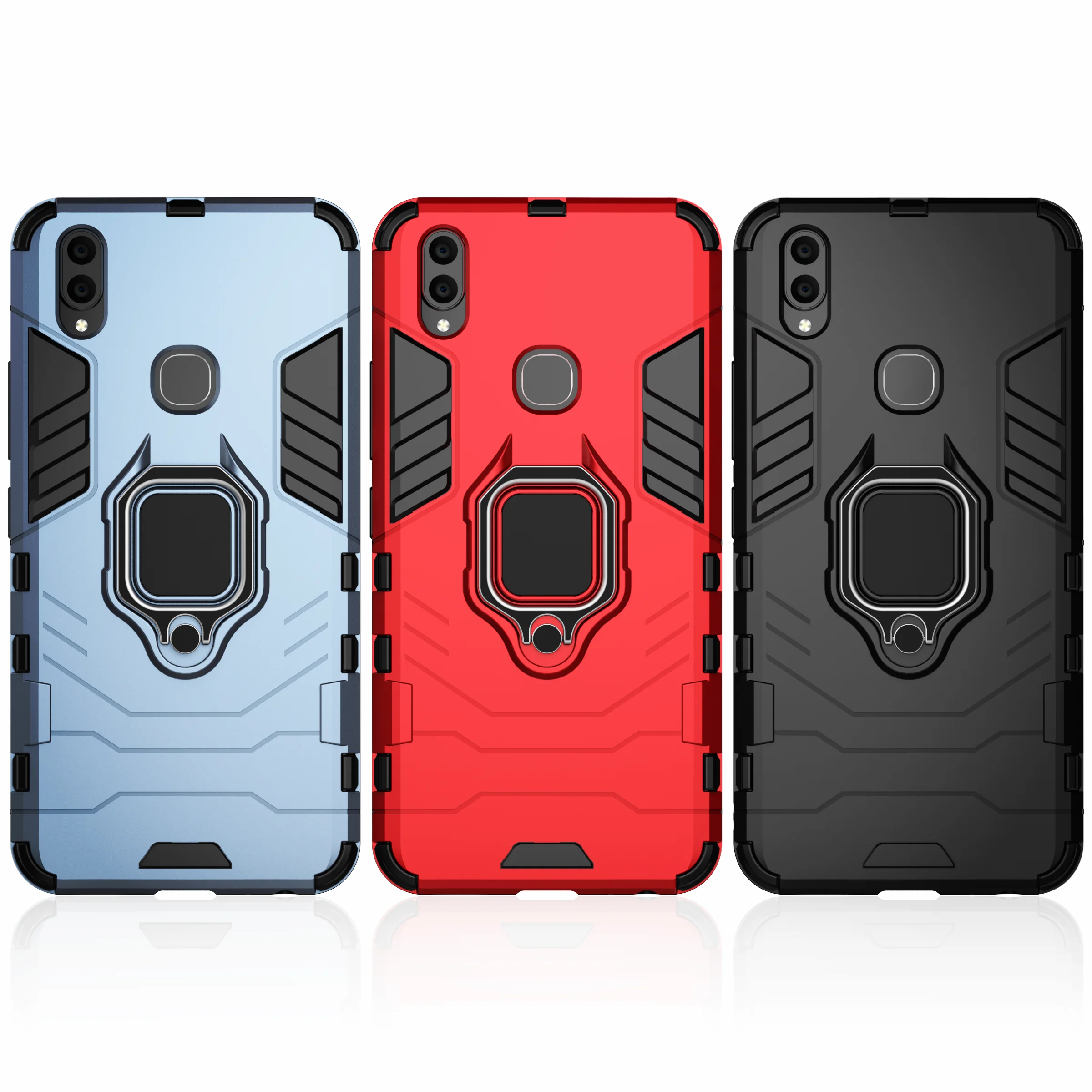 

Magnetic Car Shockproof Armor Phone Back Cover, Case for Vivo V9, Y85, Z3X, Y85, Z3X