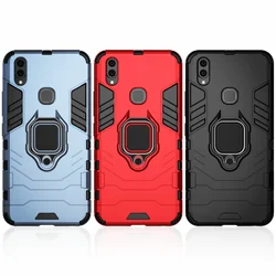 Magnetic Car Shockproof Armor Phone Back Cover, Case for Vivo V9, Y85, Z3X, Y85, Z3X