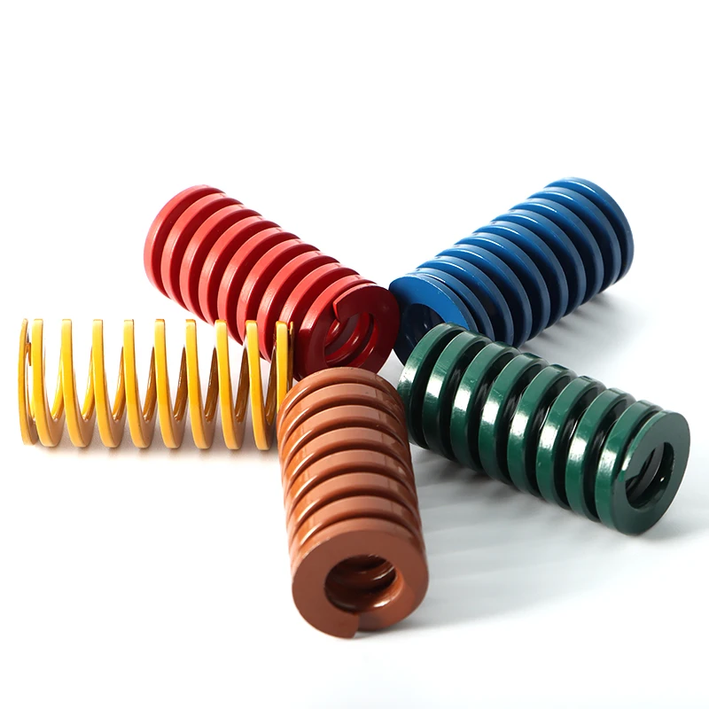 2Pcs Spiral Stamping Compression Die Spring OD 18x9x25/30/35/40/45/50/55/60/65/70/75/80/90/100/125mm red yellow blue green brown