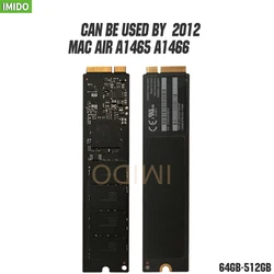 노트북용 휴대용 SSD 하드 디스크, Mac Air 2012 A1466, 64GB, 128GB, 1TB Imido SSD, Macbook, 512GB 정품