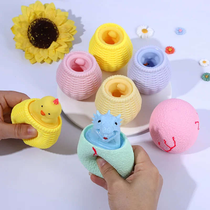 

Fingertip Anti-stress Toys Novelty Chicken Cup Dinosaur Cup Autism Special Needs Sensory Toys Adult Children Christmas Gifts