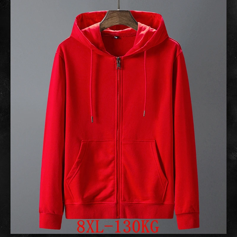 

Large size 8XL 130kg women's hoodie big size 5XL 6XL 7XL autumn and winter long sleeve loose large size sweatshirt jacket