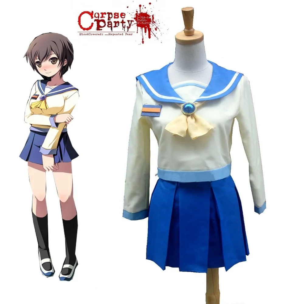 

Unisex Corpse Party Blood Covered Naomi Nakashima Cosplay Costume Suit