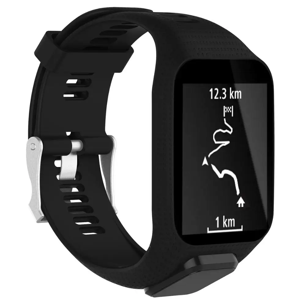 Correa de reloj deportivo para Tomtom Runner 3/2, pulsera inteligente de silicona para Tomtom Adventurer/Golfer 2/Spark/3 Music