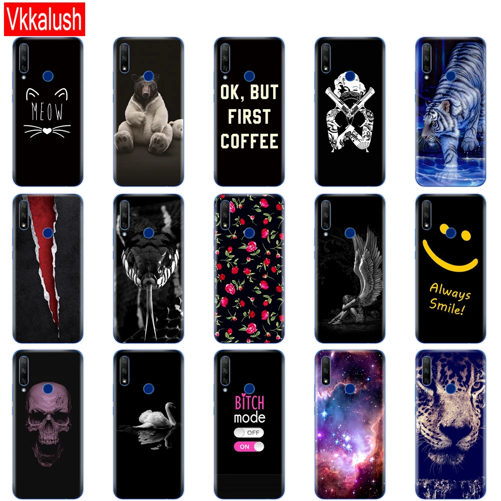 For Honor 9X Global Case Honor 9X Premium Case Silicon TPU Soft Back Cover Phone Case For Huawei Honor 9X Premium STK-LX1 Bumper