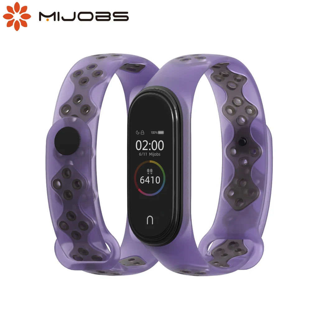 Strap for Mi Band 4 Silicone Transparent Bracelet Mi Bend 4 Belt for Xiaomi Correas Opaska Miband 3 NFC Xiomi Wristbands