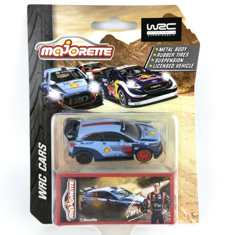 マジョレット WRC 3種4個 polo i20 C3 Majorette WRC Cars CITROEN C3/ FIESTA/ i20/POLO R 1/64 Die-cast