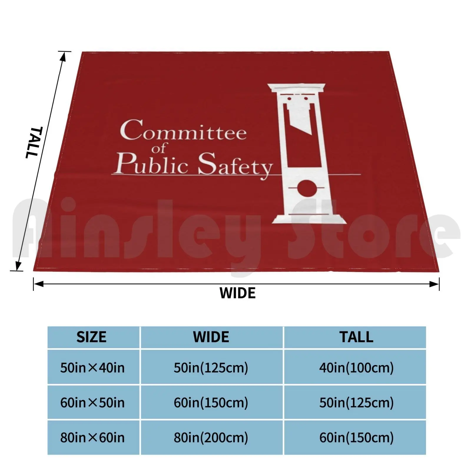 Committee Of Public Safety Blanket Fashion Custom French Revolution Revolution Francaise Les Miserables