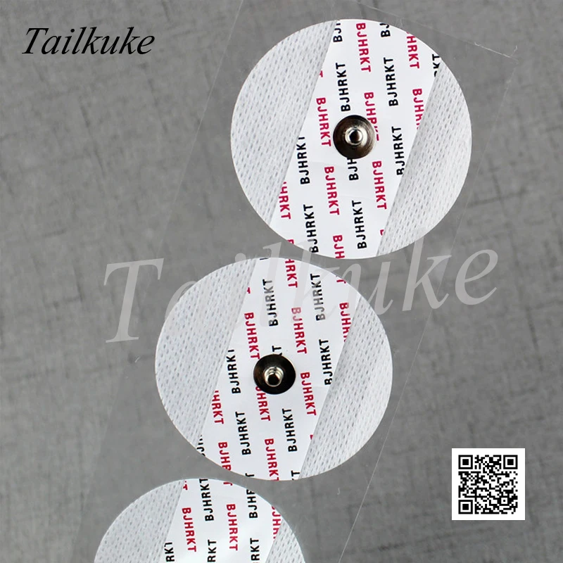 50 ชิ้น/ล็อตแพ็คทางการแพทย์Electrode Patch ECGอุปกรณ์เสริมNon-woven ECG Electrode Pads